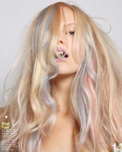 pastel hair color