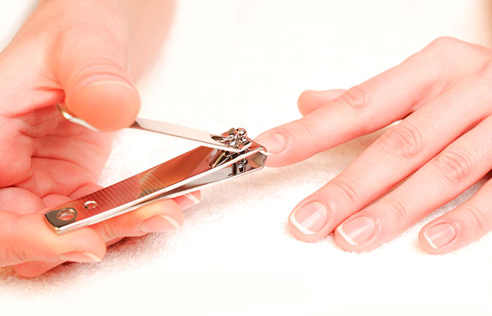 How To Apply Acrylic Nails? - Step 2: Trim Nails