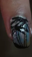 Abstract Palms Nail Art Look Abstract Palms Nail Art Look