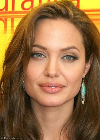 Angelina jolie with long hair