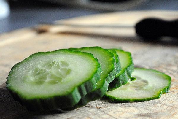Cucumber for extra shine and radience