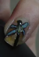 Dragonfly Nail Art Dragonfly Nail Art