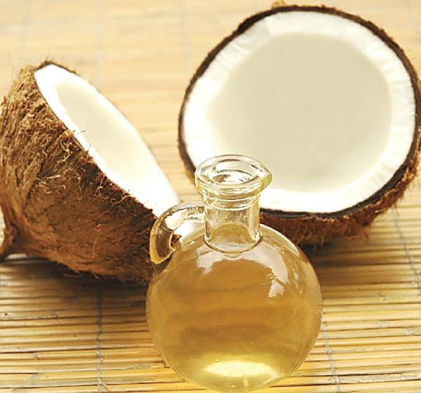 Hair growth with coconut oil
