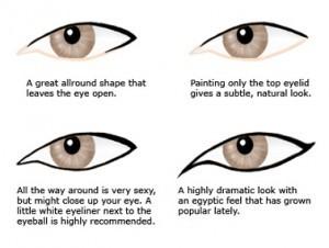 different eyeliner looks