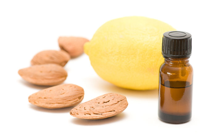 Almond Oil and Lemon Drops For Soft Pink Lips