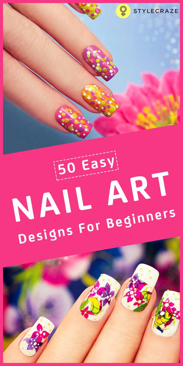 Easy And Cute Nail Art Designs Chic Simple Nail Designs 2016