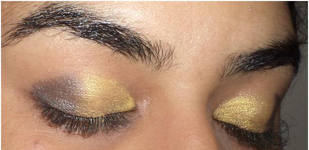 gold eye makeup tutorial3