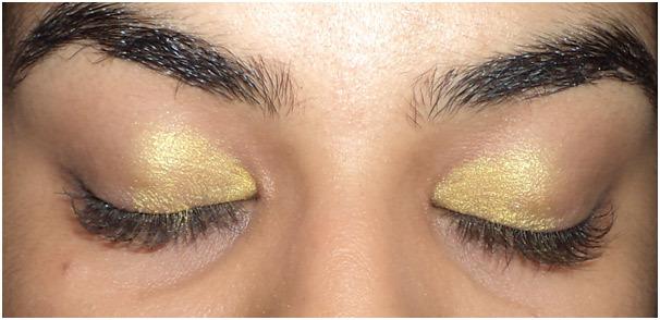 gold eye makeup tutorial2