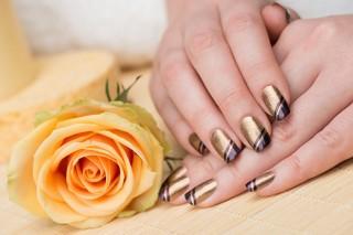 Nail Art For Beginners - Golden Nails Golden Nails