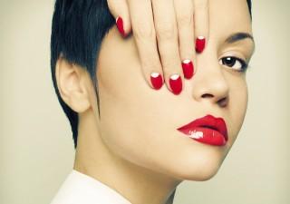 Nail Art For Beginners - Half Moon Nail Art Half Moon Nail Art