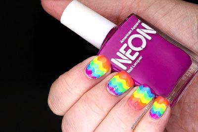 Half nails art