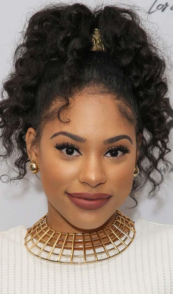 Curly Short Ponytail