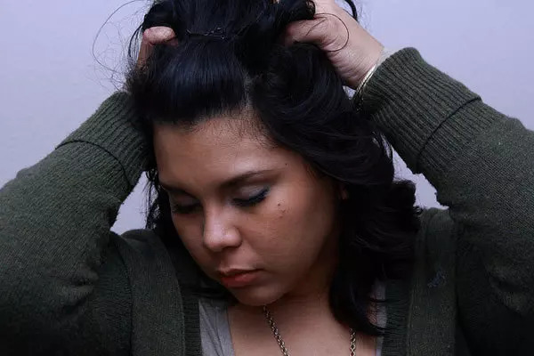 Massaging of Hair scalp Massaging of Hair scalp