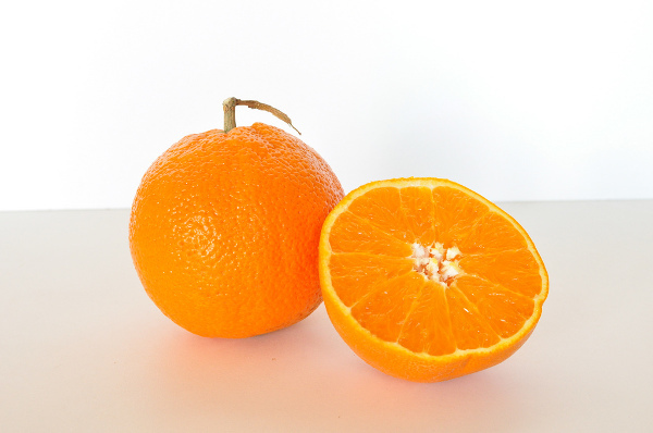 glowing skin with orange
