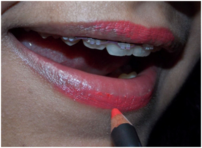 lip liner makeup