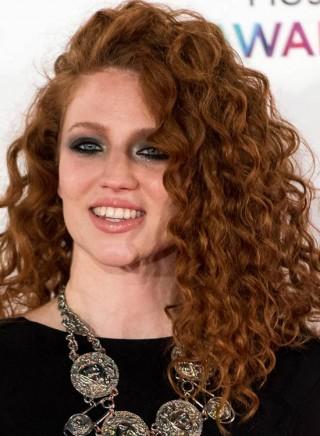 Thick-Textured-Curls-Rolled-Back-to-Side