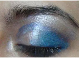 light blue or neon blue for makeup