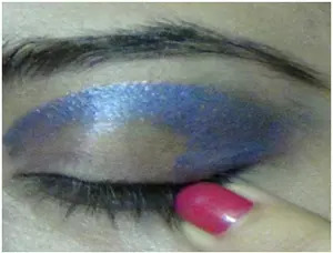 purple eye shadow to cover