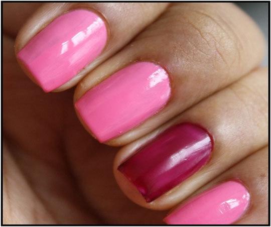 purple polish for nail art