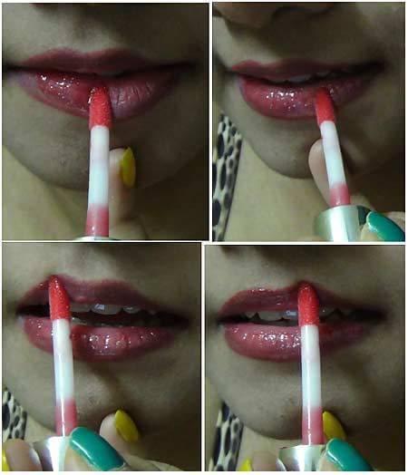 how to apply lip gloss professionally