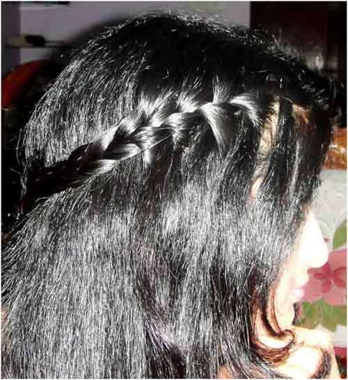 Waterfall Braid hairstyle