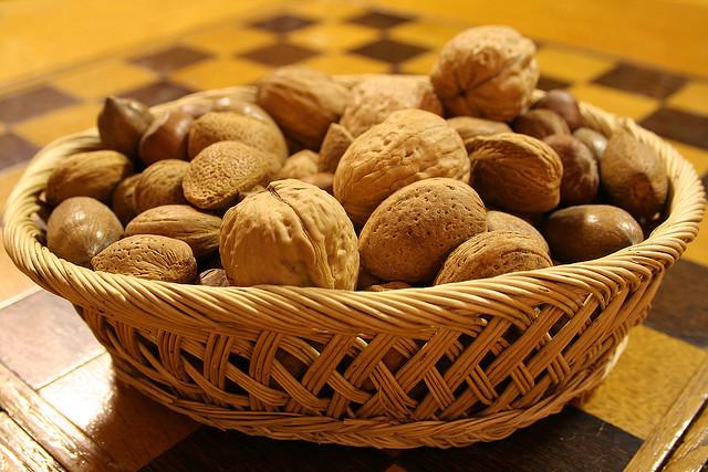 almond and walnut for glowing skin