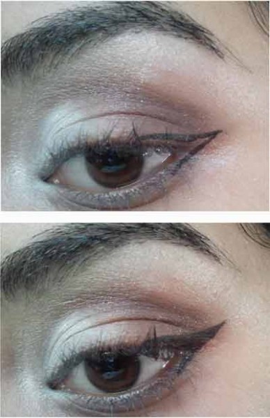 grey eye makeup