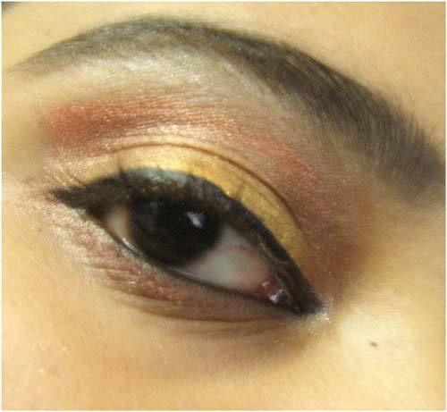 meroon eye makeup