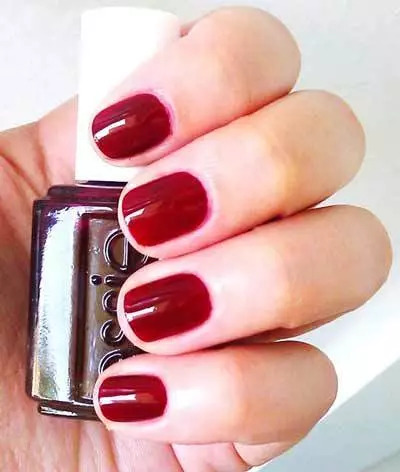 oxblood nails