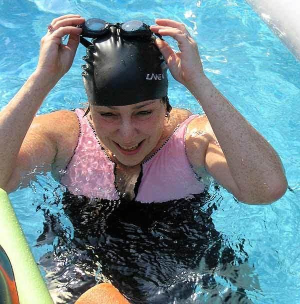 swimming cap