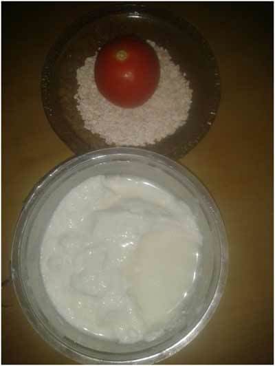 yogurt and oatmeal mask