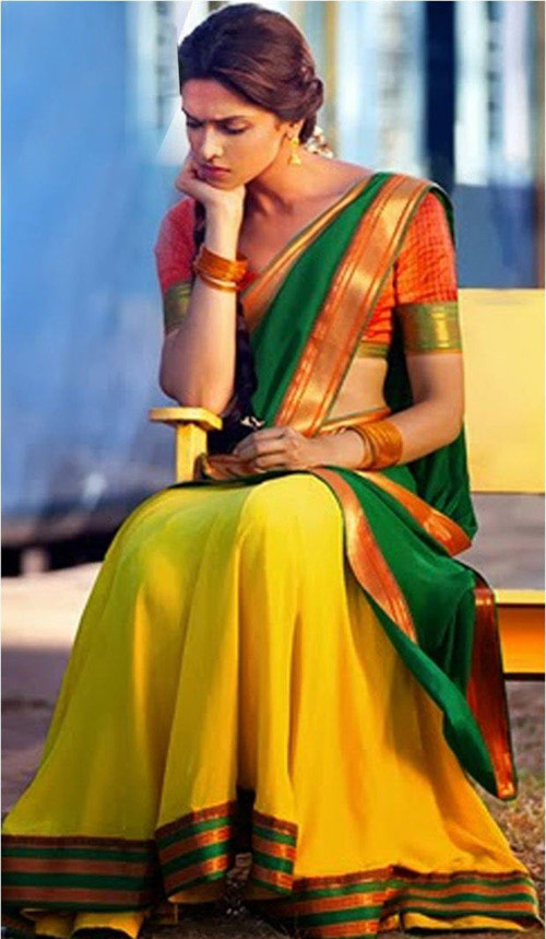 Deepika Padukone Half Saree In Chennai Express Movie