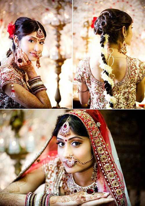 latest hairstyles for indian bridal