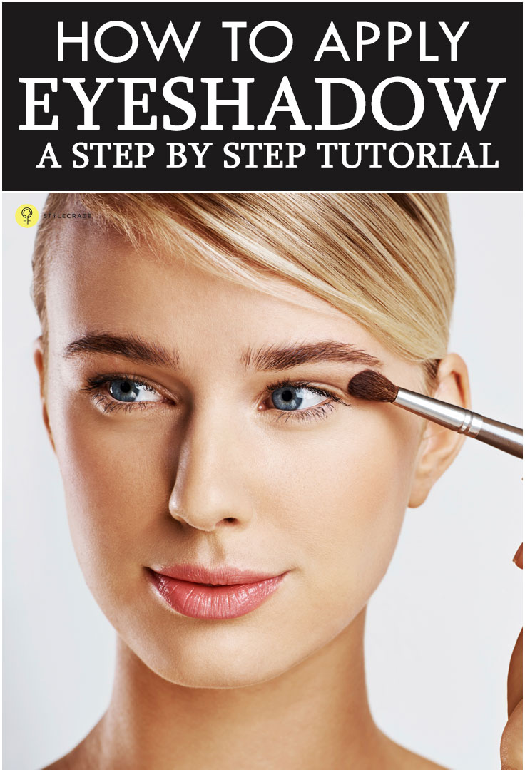 How do you apply eyeshadow?