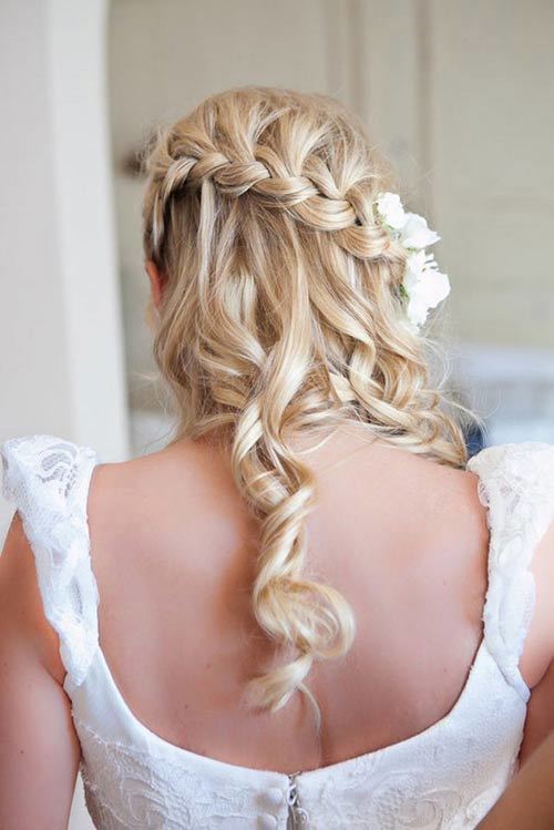 long hair bridal hairstyles