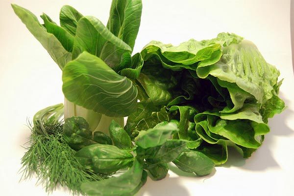 green leafy vegetables for eye health