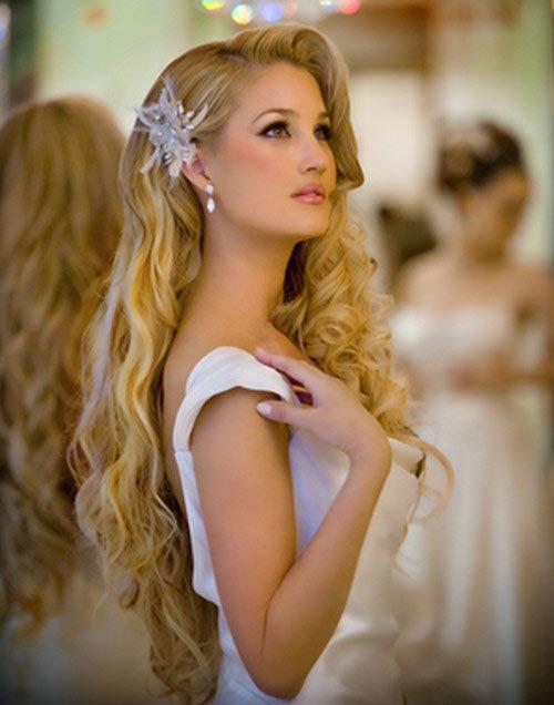 wedding hairstyles loose curls