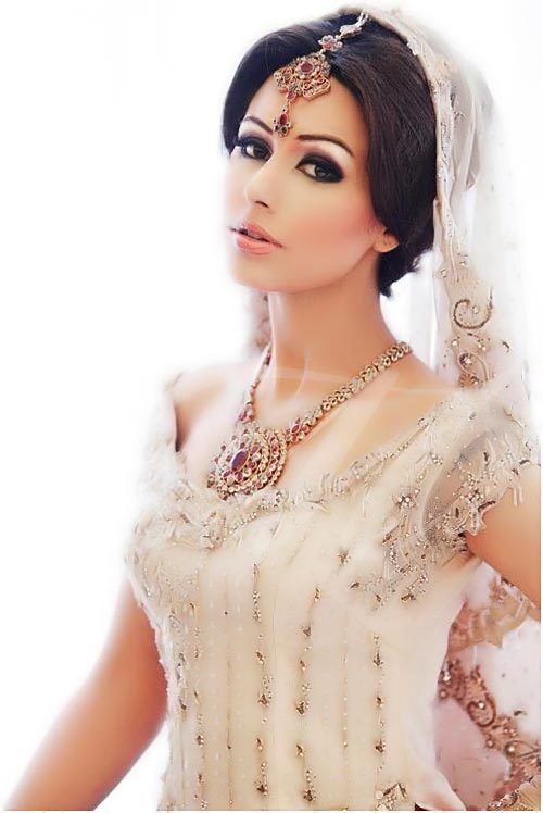 bridal look with sequined dresses