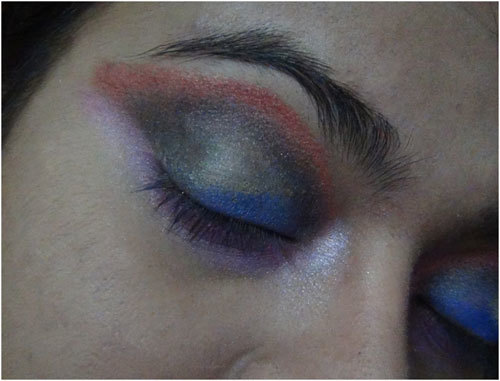 Colourful Eye Makeup Tutorial 12