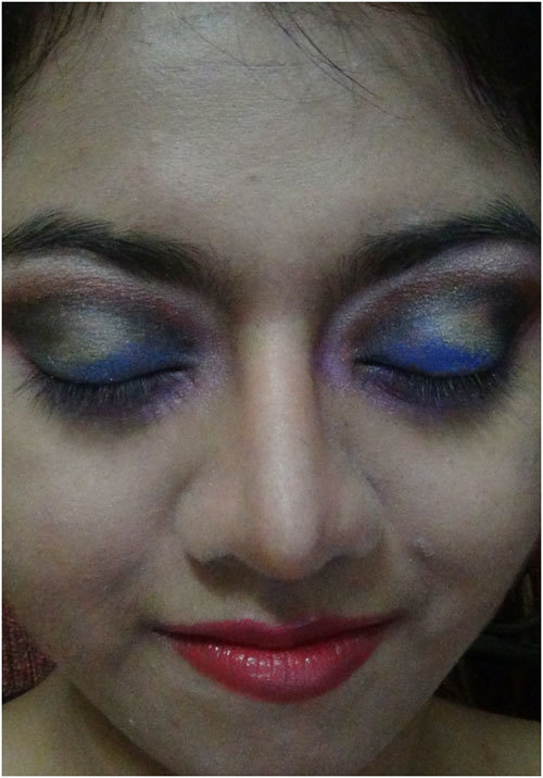 Colourful Eye Makeup Tutorial 15