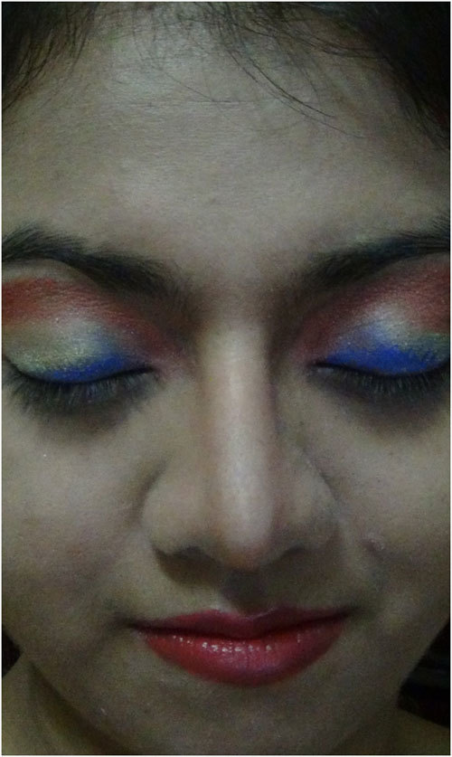 Colourful Eye Makeup Tutorial 9