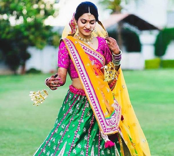 Most Beautiful Indian Bridal Looks - The Gujarati Bridal Look
