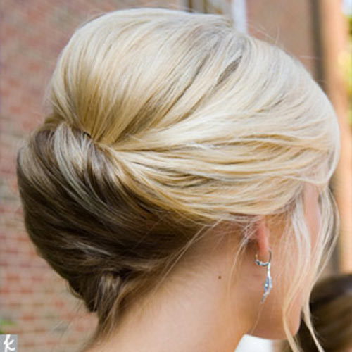 Twisted Low Bun hairstyle