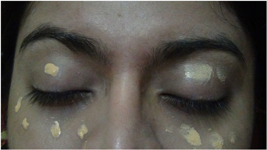 concealer and foundation