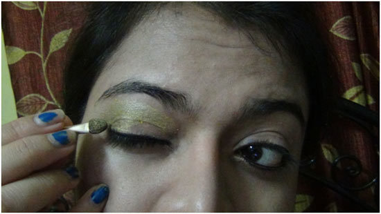 yellow shade eye makeup