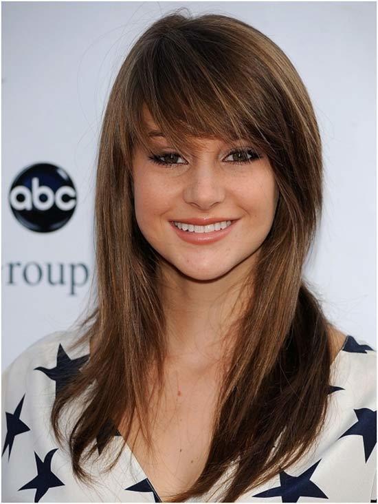 Choppy and Sleek Hairstyle with Bangs