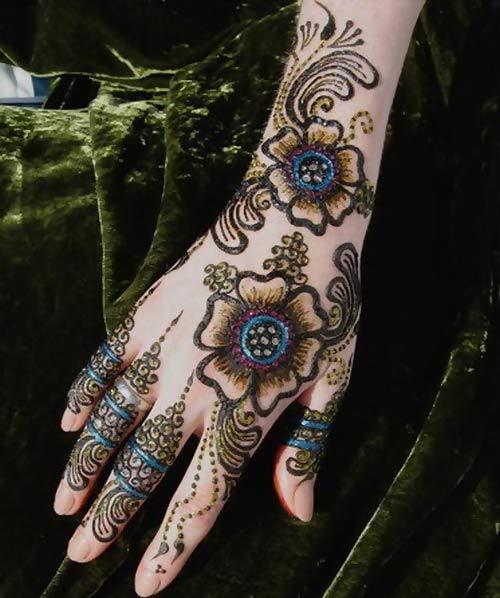 Glitter Mehndi