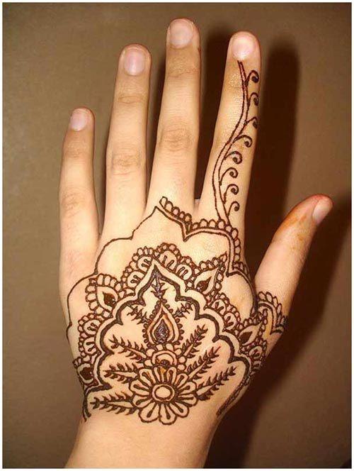 mehndi design for back hands