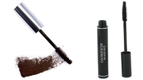 say black and brown mascara