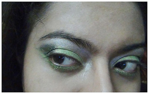 shimmer green liner